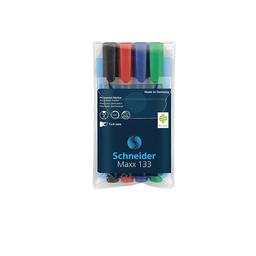 Schneider Pochette 4 Marqueur permanent MAXX 133 à Encre cap-off