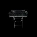 Charbon Barbecue Pliable grille de 50 cm en métal
