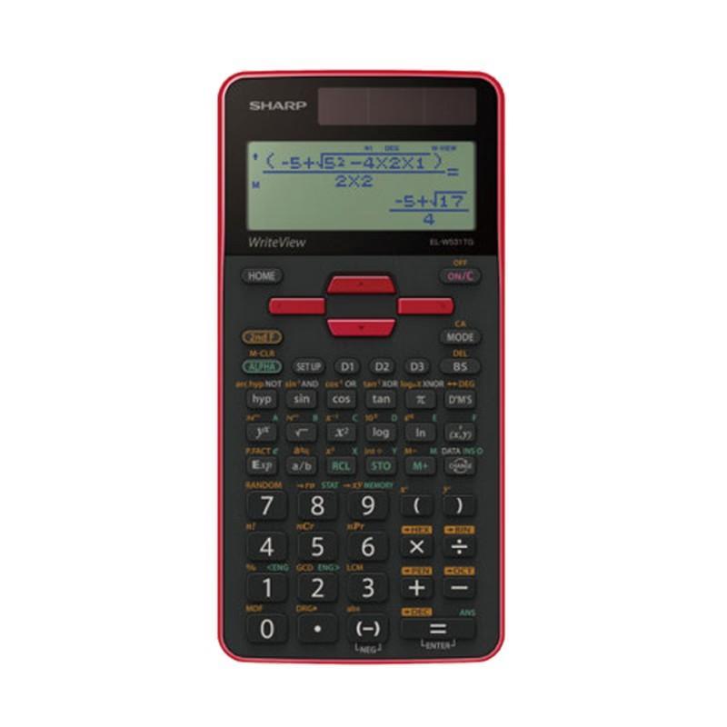 Sharp Calculatrice Scientifique EL-W531TG-RD 422 Fonctions intégrées en