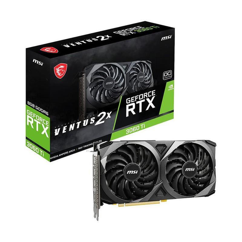 MSI Carte Graphique GeForce RTX 3060 Ti VENTUS 2X 8G OCV1 LHR