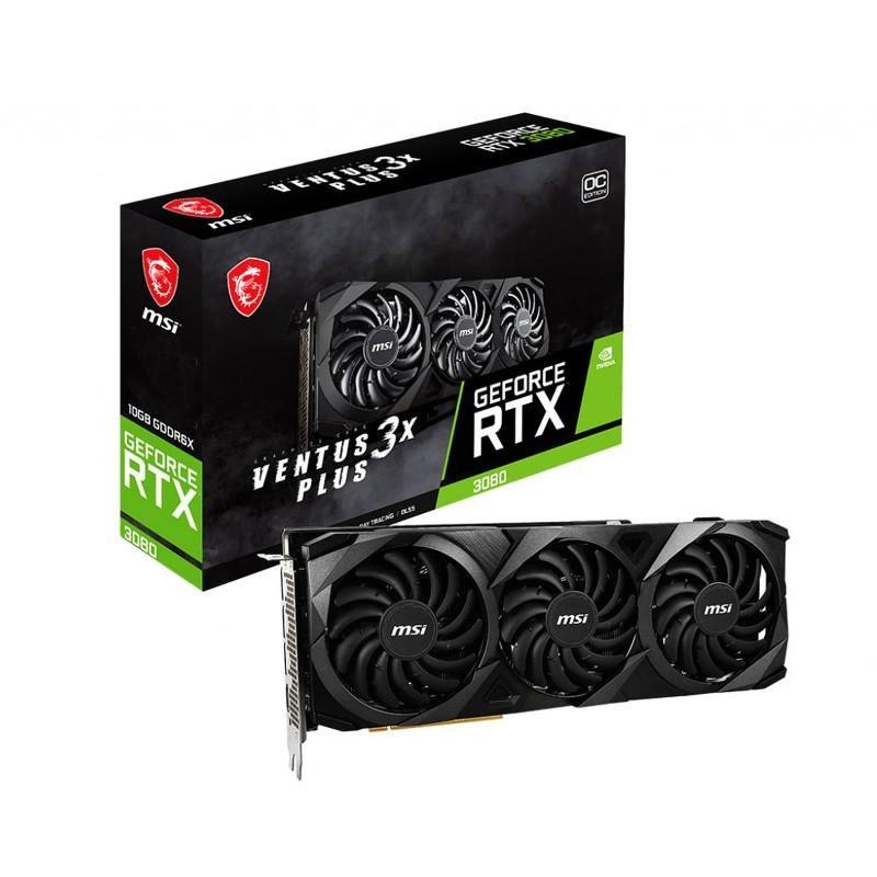 MSI Carte graphique GeForce RTX 3080 VENTUS 3X PLUS 10G OC LHR