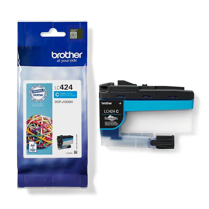 Brother Cartouche Jet d'encre LC424 Cyan