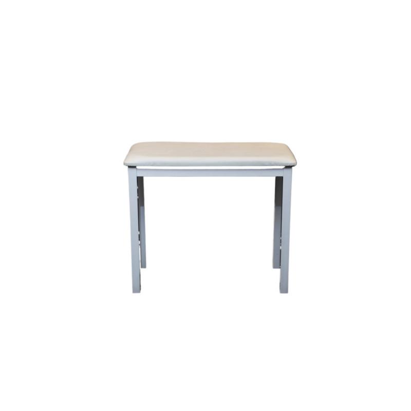 BANQUETTE METALLIQUE BLANCHE POUR PIANO