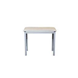 BANQUETTE METALLIQUE BLANCHE POUR PIANO