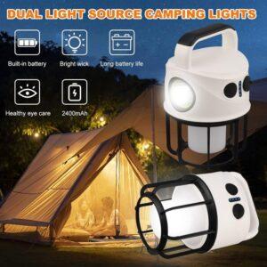 Lanterne Camping LED Rechargeable 3 Mode D’éclairage