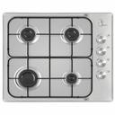 Plaque G2244 4 FEUX-60 CM-INOX