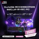 Bundle Accessoires Gaming TechSpace : Écran Aero 24″ 144Hz + Pack Périphériques Complet