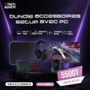 Bundle Accessoires Gaming TechSpace : Écran AOC 27″ 120Hz + Pack Périphériques RGB Baracuda & G-Lab