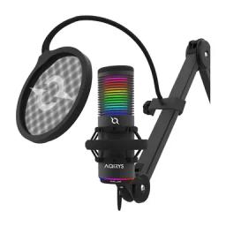 MAC Microphone Aqirys Galileo USB 2m PC & Android Type-C+ Jack 3.5 mm