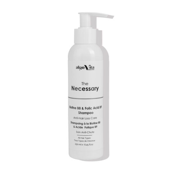 Biotine B8 & Folic Acid B9 Anti-Hair Loss Shampoo , The Necessary By ALGOVITA