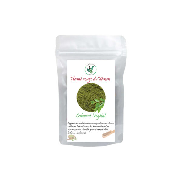 Henné du Yémen Colorant capillaire végétal, BIO