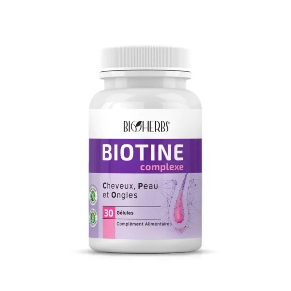 Biotine Complexe 30 Gélules, BIOHERBS