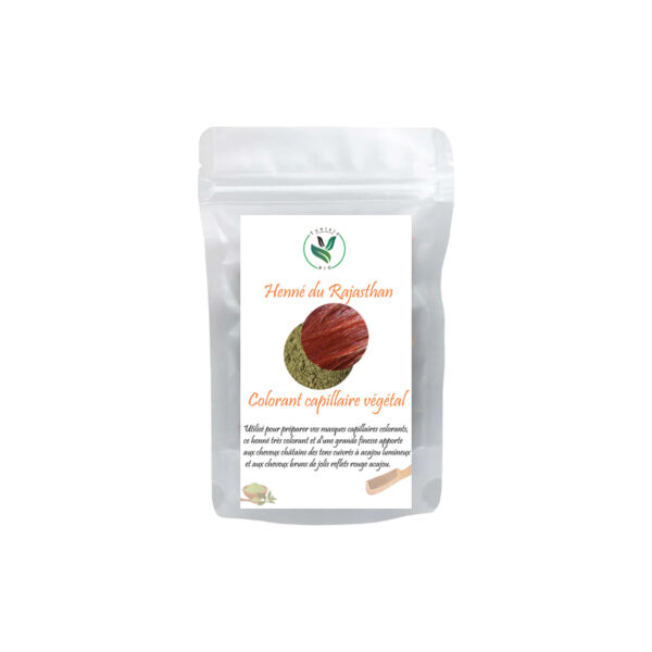 Henné du Rajasthan Colorant capillaire végétal, BIO