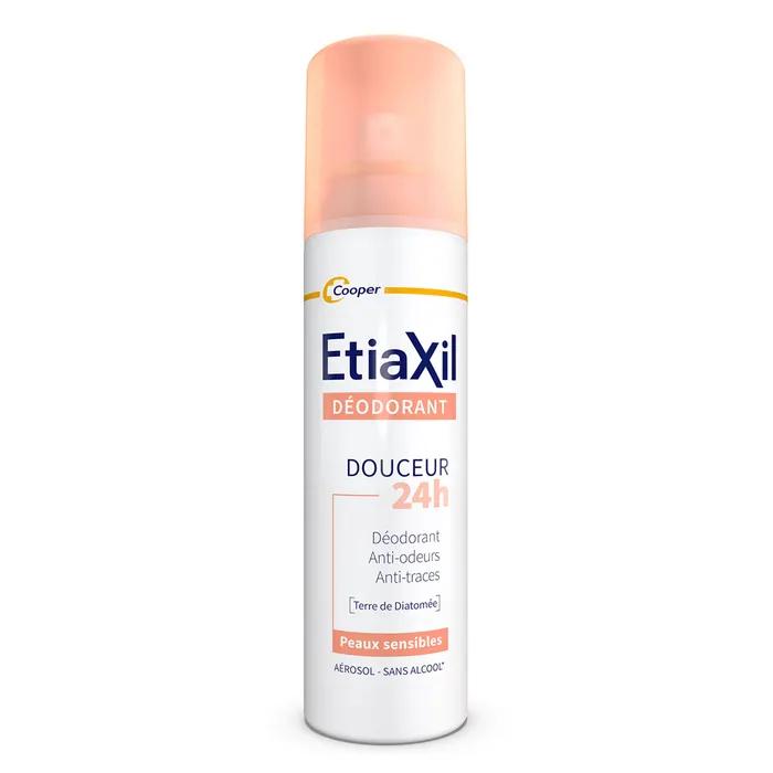 ETIAXIL deodorant aerosol douceur 24h peaux sensibles