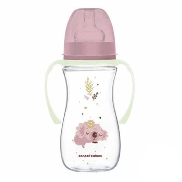 Canpol babies biberon anti colique col large sleepy koala