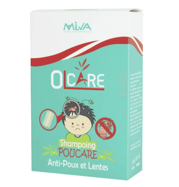 MILVA OLCARE shampoing poucare anti-poux lentes