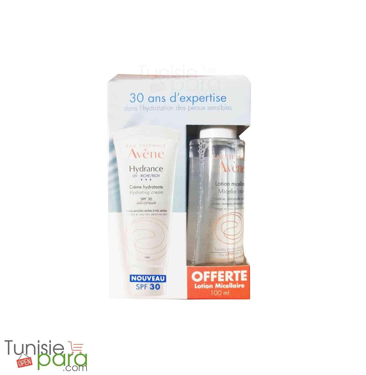 Avene coffret hydrance légère creme hydratante