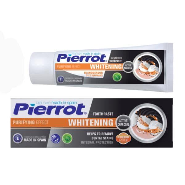 pierrot dentifrice blancheur charbon