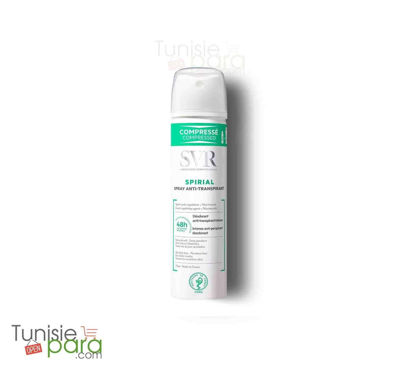SVR SPIRIAL DEODORANT ANTI-TRANSPIRANT SPRAY