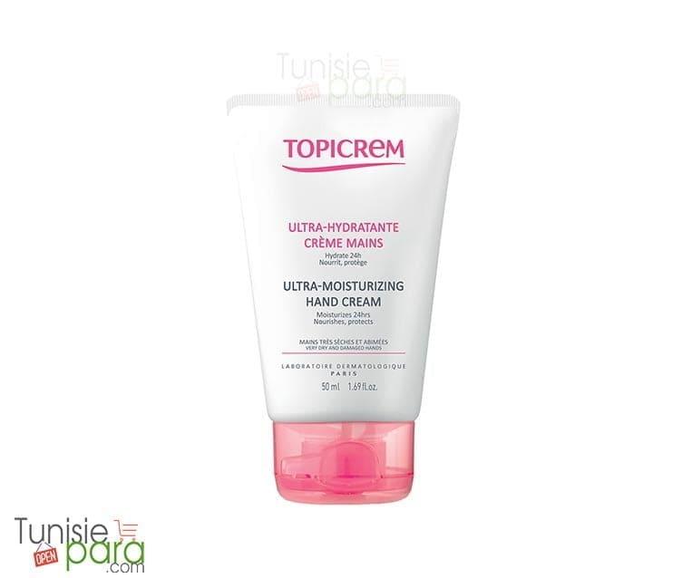 Topicrem ultra-hydratante mains