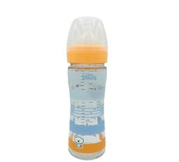 Chicco biberon oranger en verre garçons