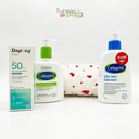 TROUSSE FACE SENSITIVE SPF50+CETAPHIL LOTION HYDRATANTE+LOTION NETTOYANTE