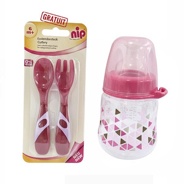 NIP Biberon Large Col Anti-Colique 0 M+