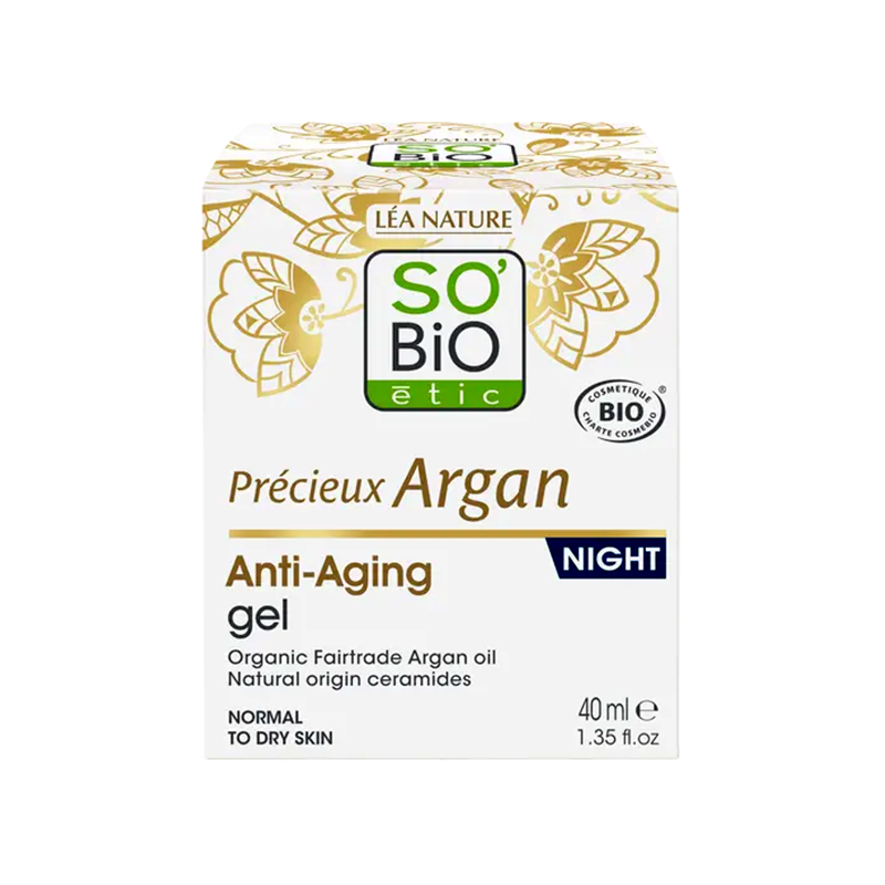 Gelée de Nuit Anti-Âge, Flacon de So'Bio étic