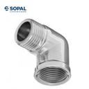 COLLECTEUR Coude CHROME 3 4 MAL FEMELLE SOPAL