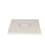 COUVERCLE AVEC SIPHON 40X40+SUPPORT 40