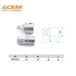 FEMELLE Adaptateur 3 4 MALE 1 2 ACEM