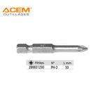 EMBOUT SATINE S2 1 4 PH2X50 ACEM