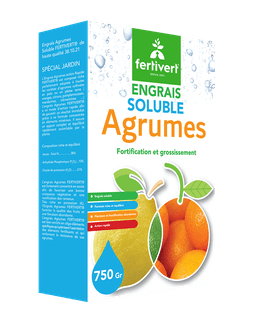 Fertivert ENGRAIS SOLUBLE FERTIVERT AGRUMES 750GR