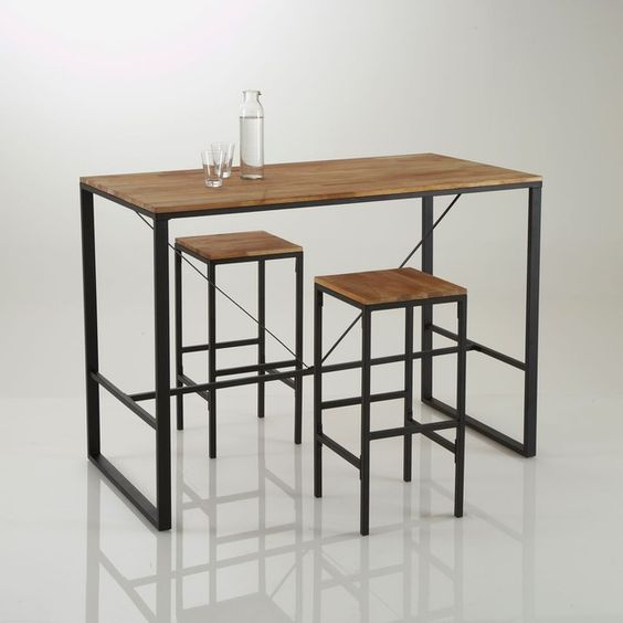 Tabouret en bois Tabouret bar cuisine