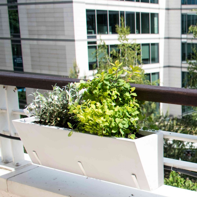 Bac à Fleur en résine pour Balcon