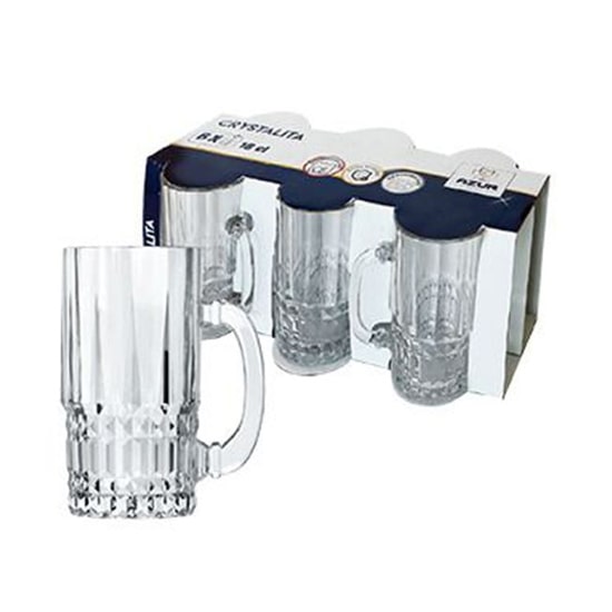 Coffret de 6 verre à thé glass crystalita