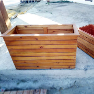 Cache pot en Bois pour Exterieur 80x40x60cm