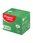 Maped Boite De 100 Punaises Nikelee Réf.031201