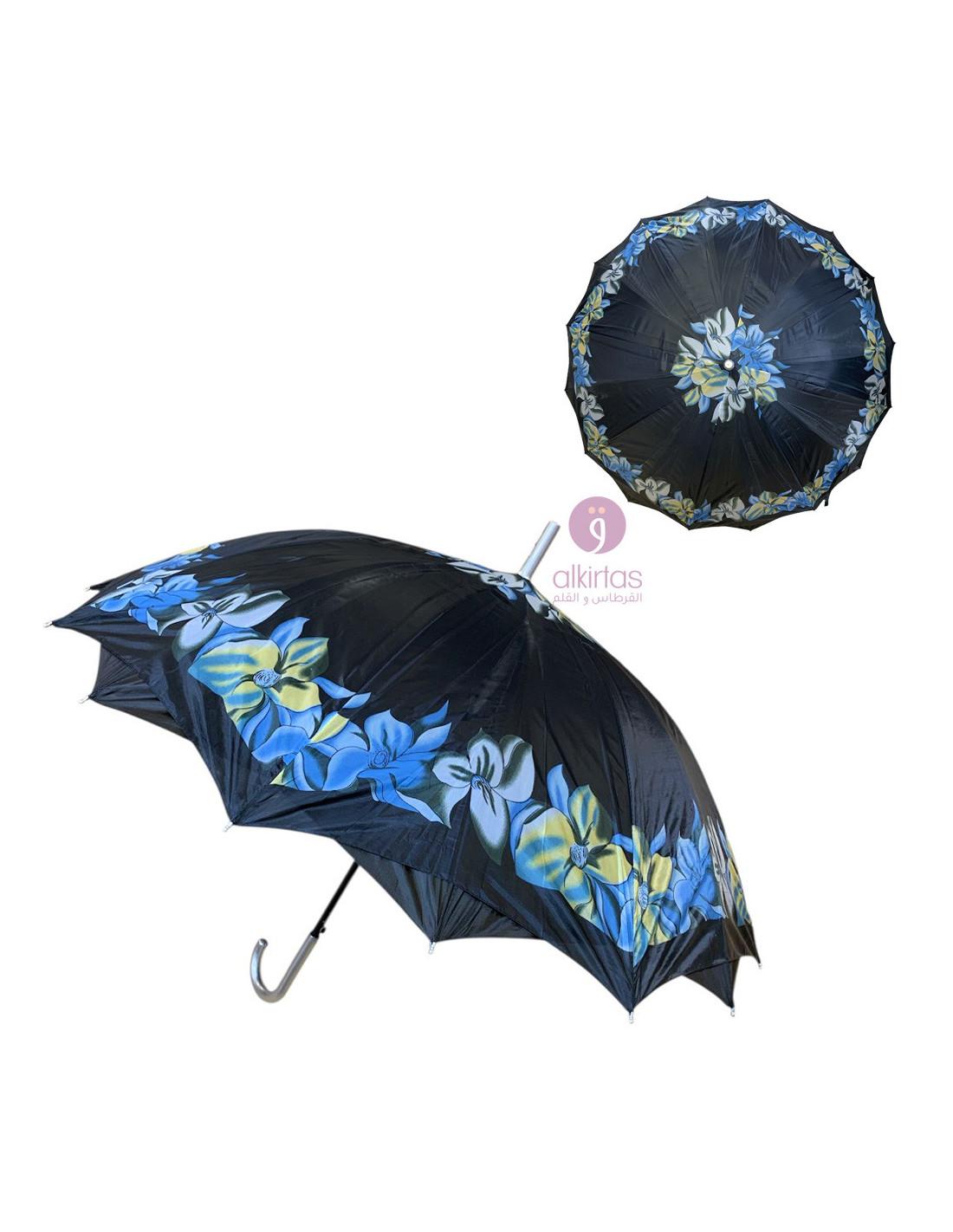 Parapluie Canne Floral 16 Baleines Oscar