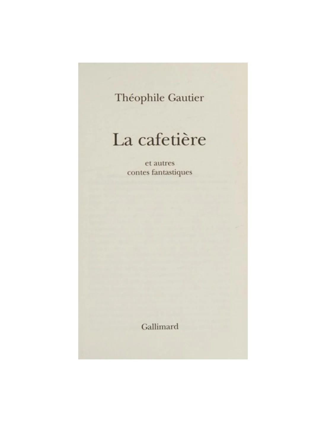 cafetière Théophile Gautier