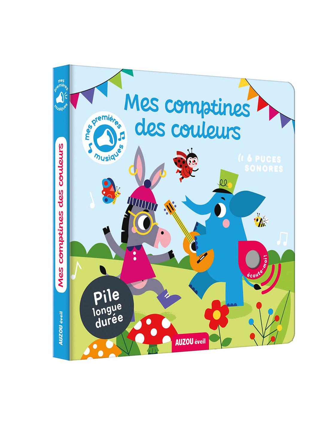 Livre Sonore Mes Comptines Des Couleurs Auzou