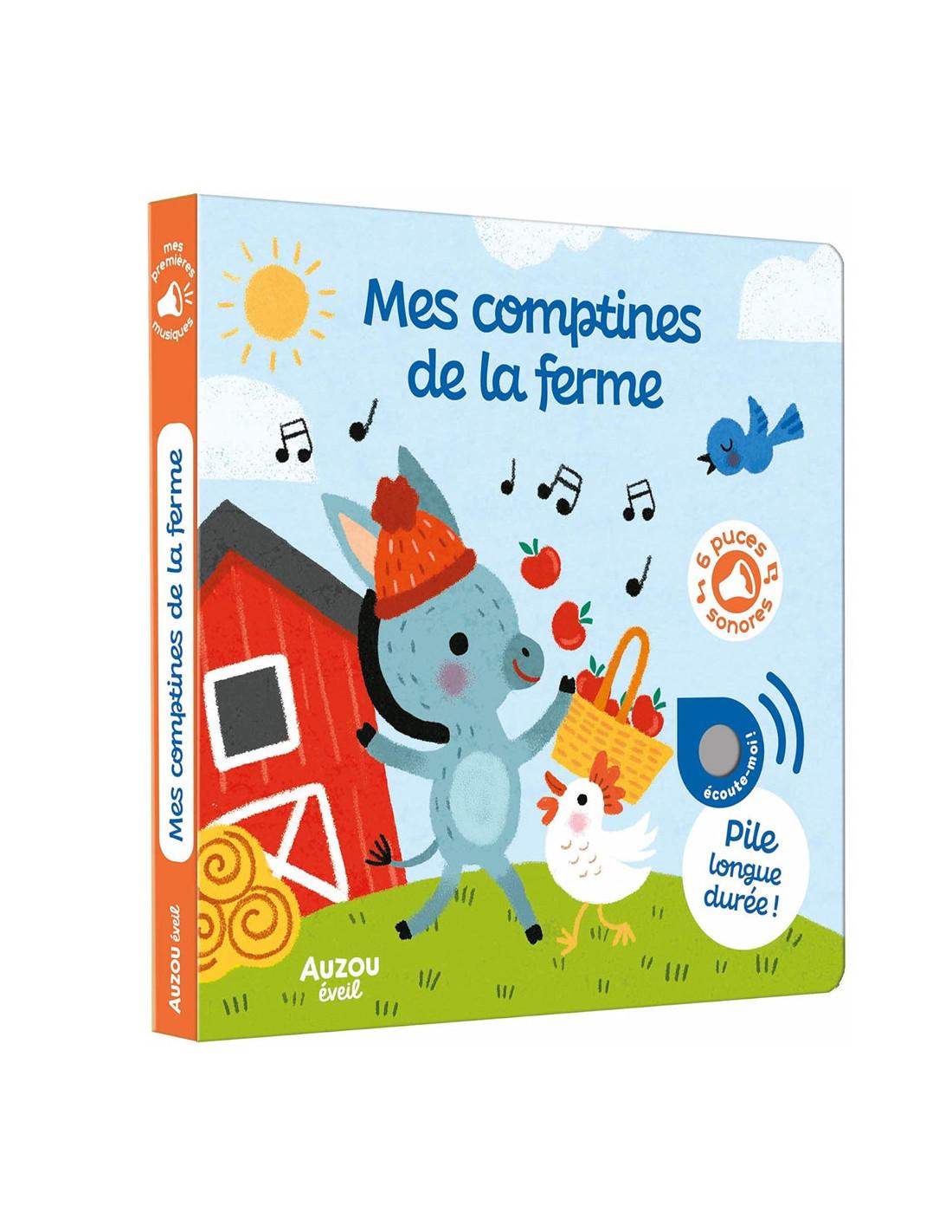 Livre Sonore Mes Comptines de La Ferme Auzou