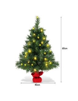 Sapin de Noël Artificiel Lumineux LED 60cm