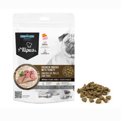 TAPAS SNACK POULET DINDE 190 GR