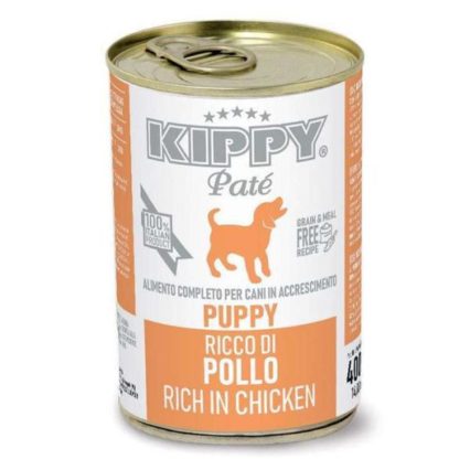 KIPPY BOITE PATE CHIOT AU POULET 400 Gr