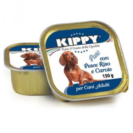 KIPPY BARQUETTE PATE CHIEN ADULTE AU POISSONS 150 Gr