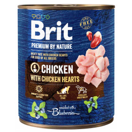 Brit Premium By Nature Pâtée au Poulet Cœur pour Chien
