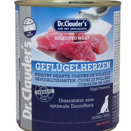 DR CLAUDER’S COEURS DE VOLAILLE POUR CHIENS 800 GR