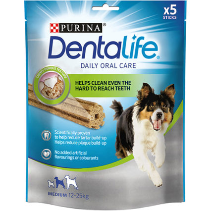 PURINA DENTALIFE SOINS BUCCODENTAIRES POUR MOYENS CHIENS 115 GR