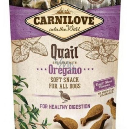 CARNILOVE SNACK CAILLE POUR CHIENS 200 GR